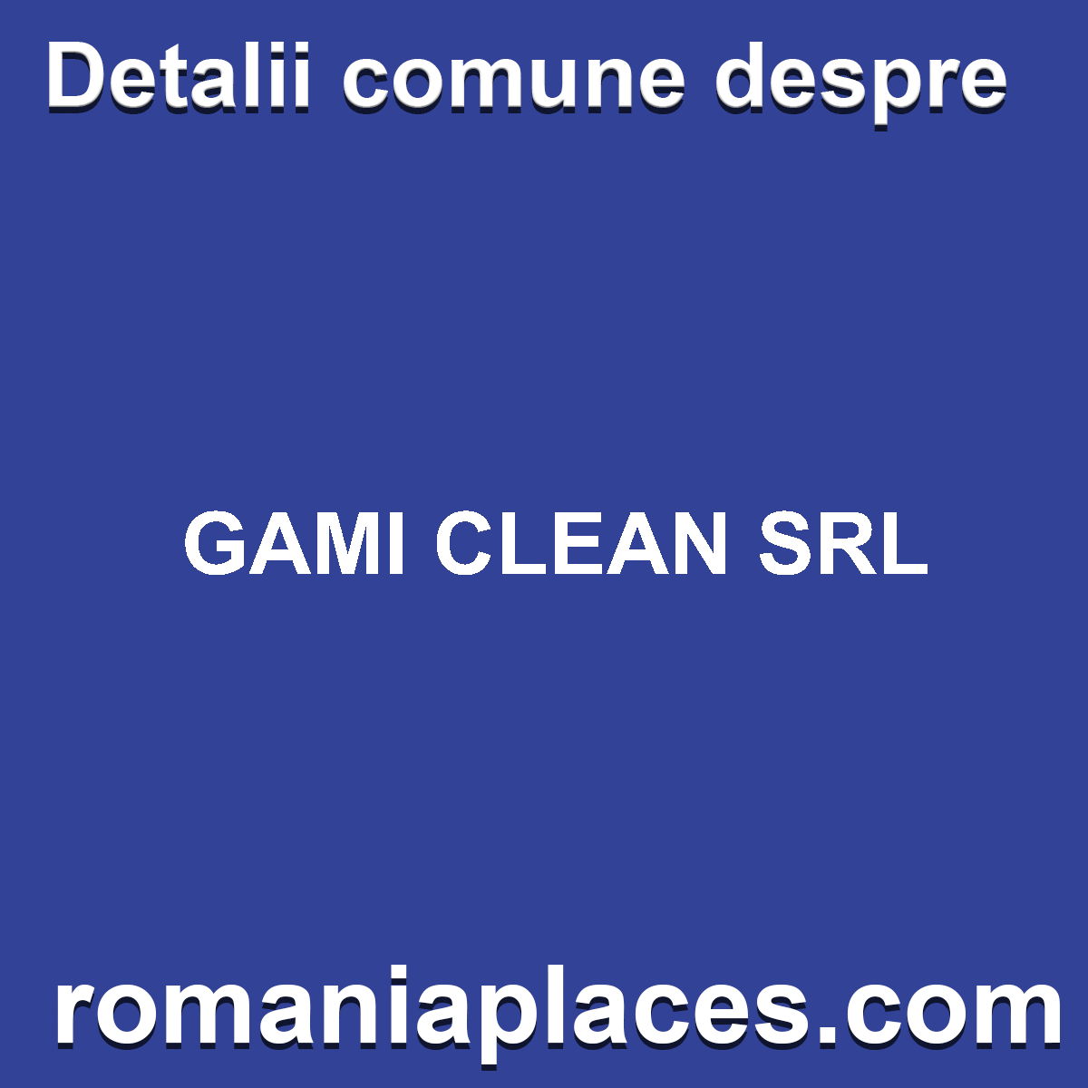 GAMI CLEAN SRL