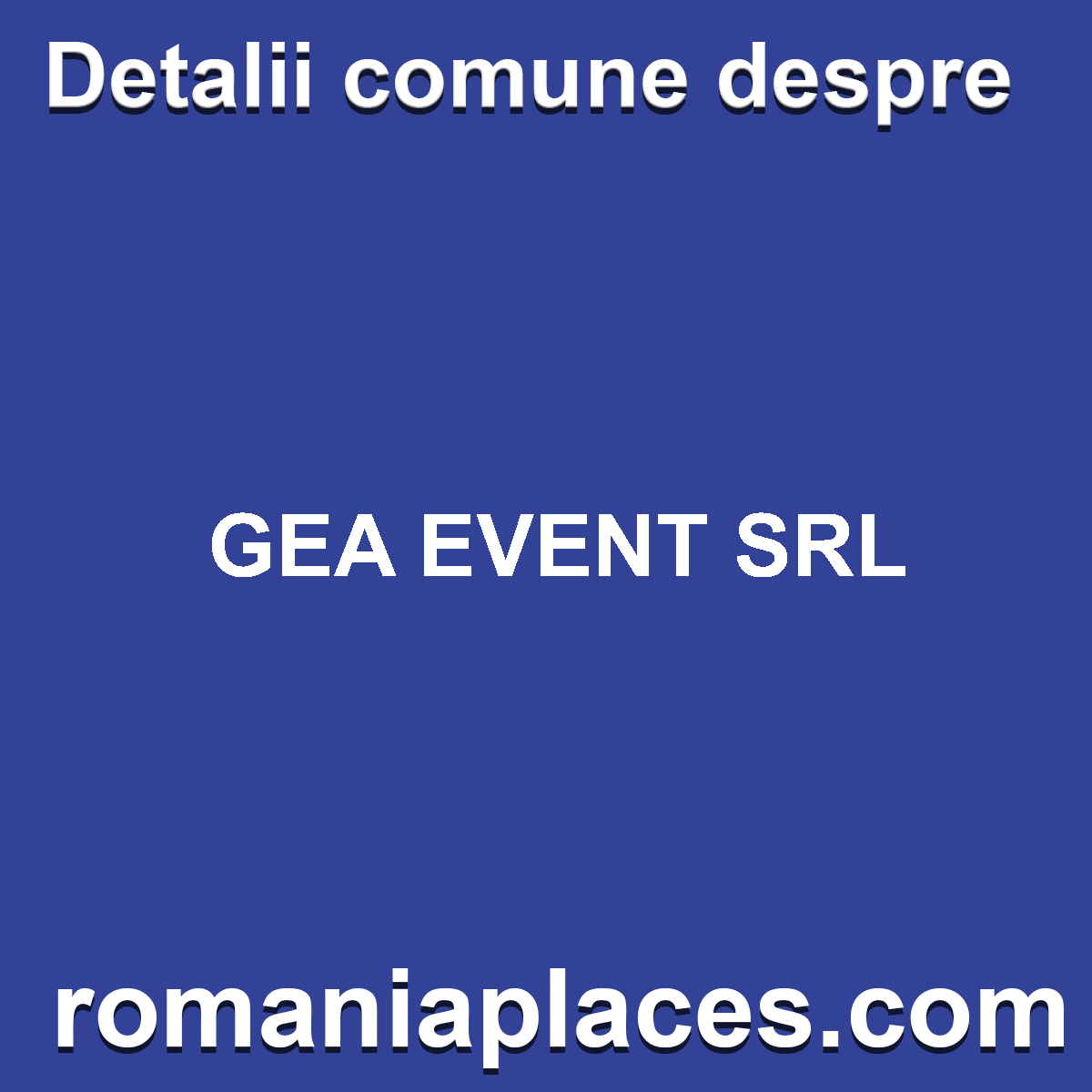 GEA EVENT SRL