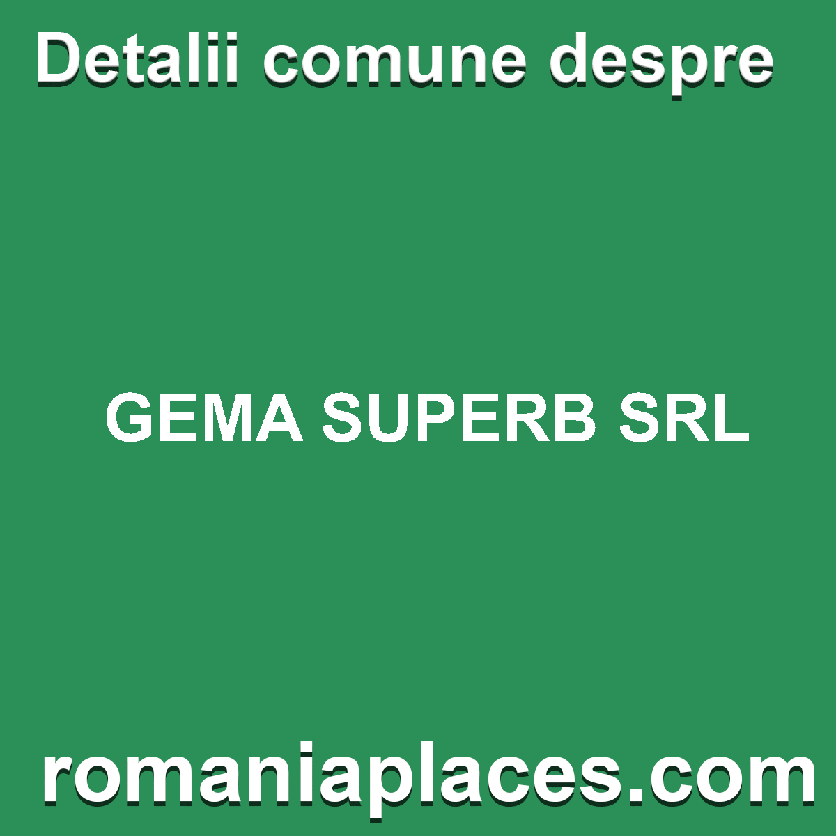 GEMA SUPERB SRL