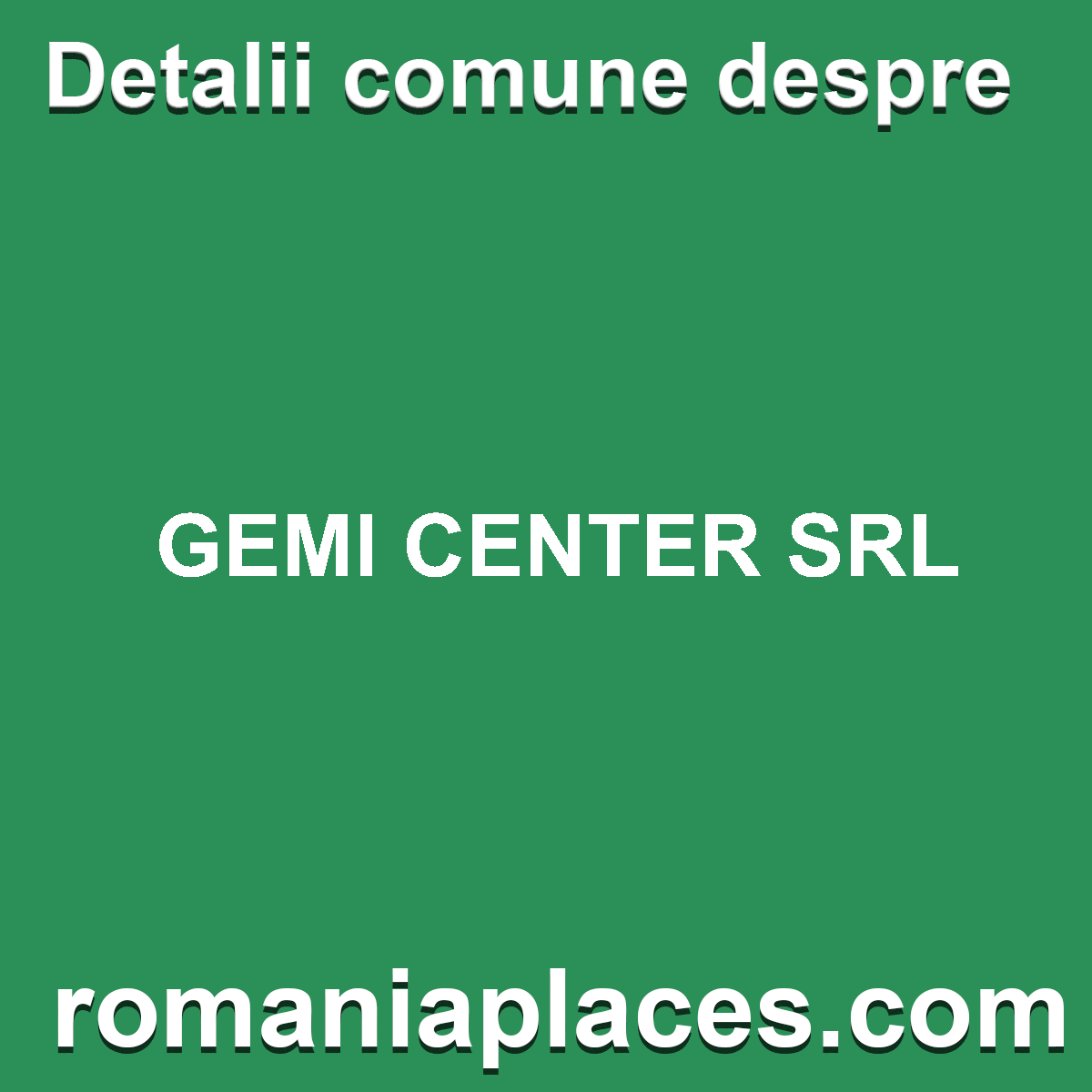GEMI CENTER SRL