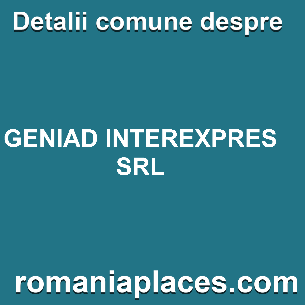 GENIAD INTEREXPRES SRL