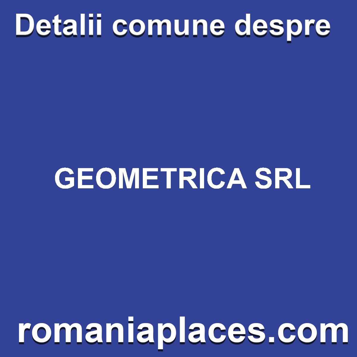 GEOMETRICA SRL