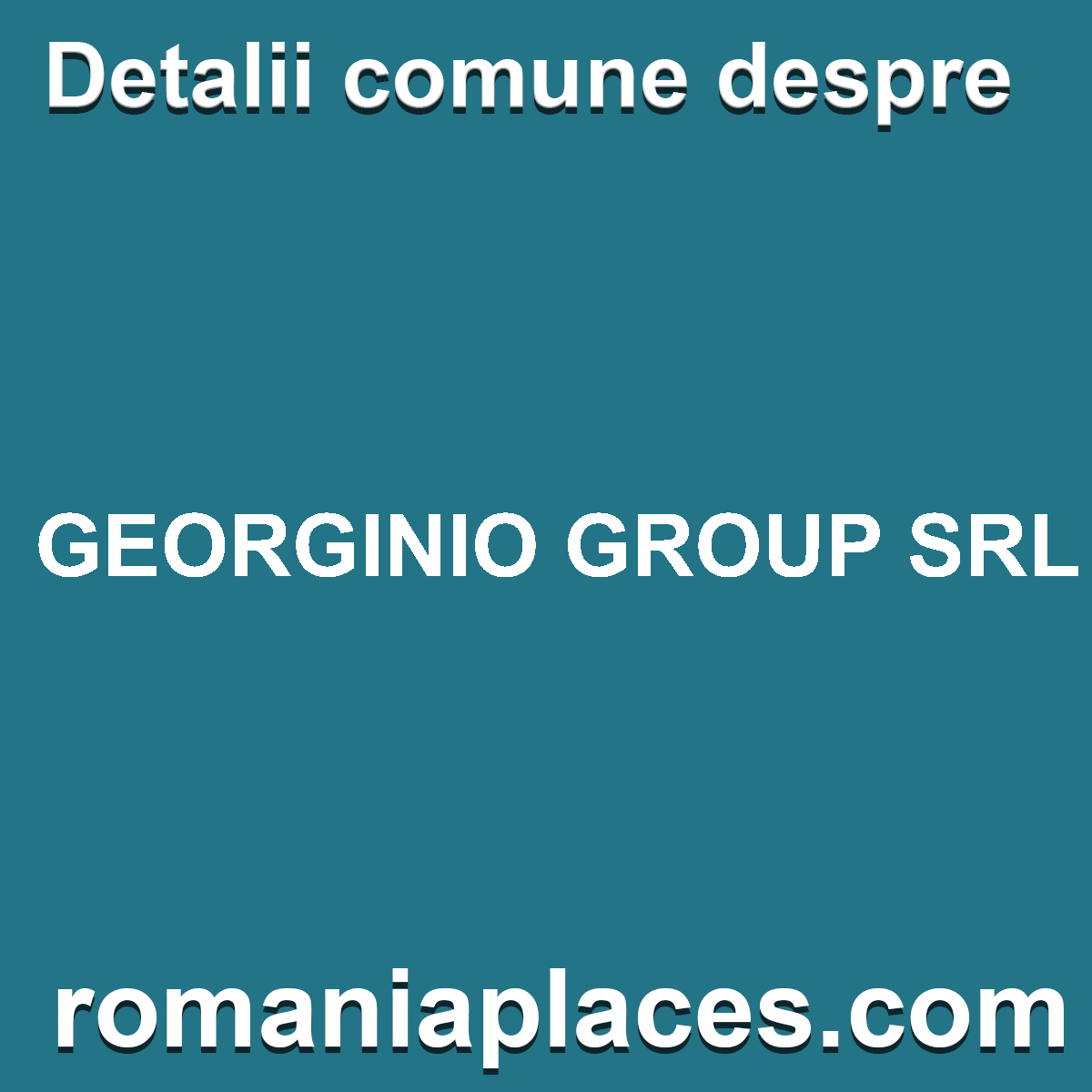 GEORGINIO GROUP SRL