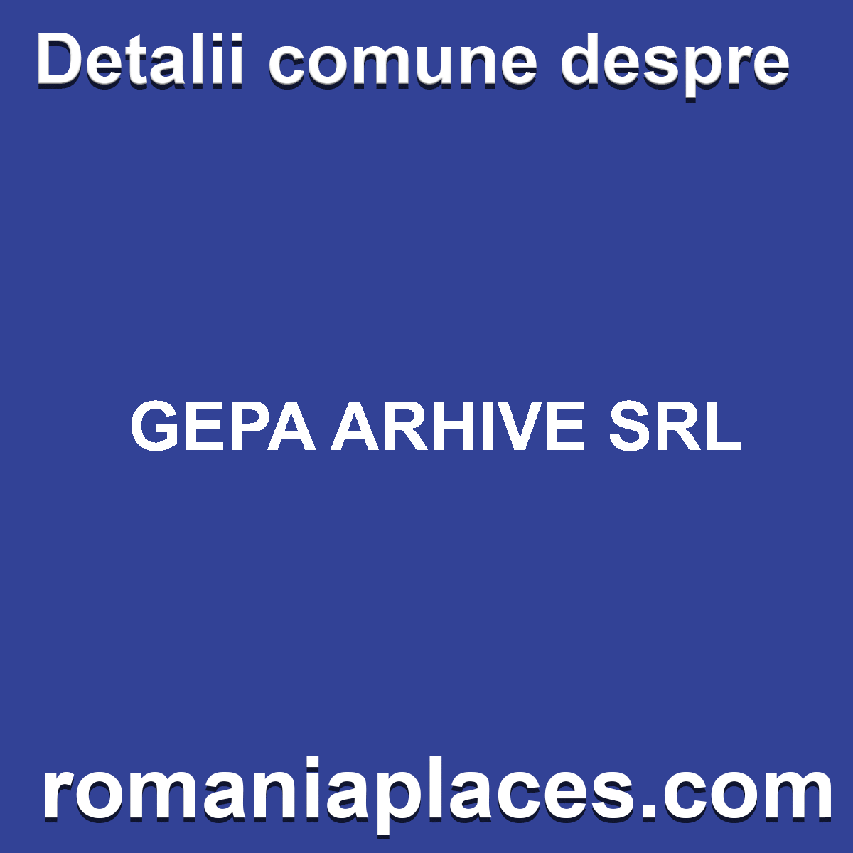 GEPA ARHIVE SRL