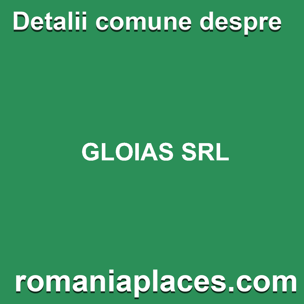 GLOIAS SRL