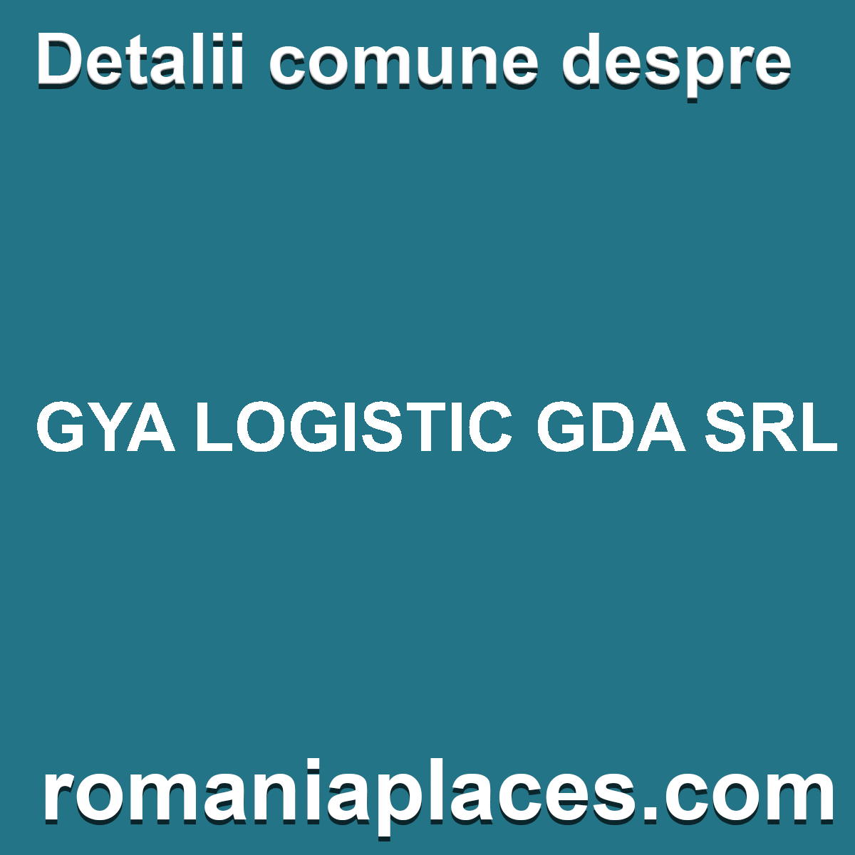 GYA LOGISTIC GDA SRL
