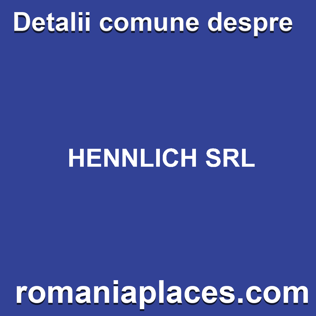 HENNLICH SRL