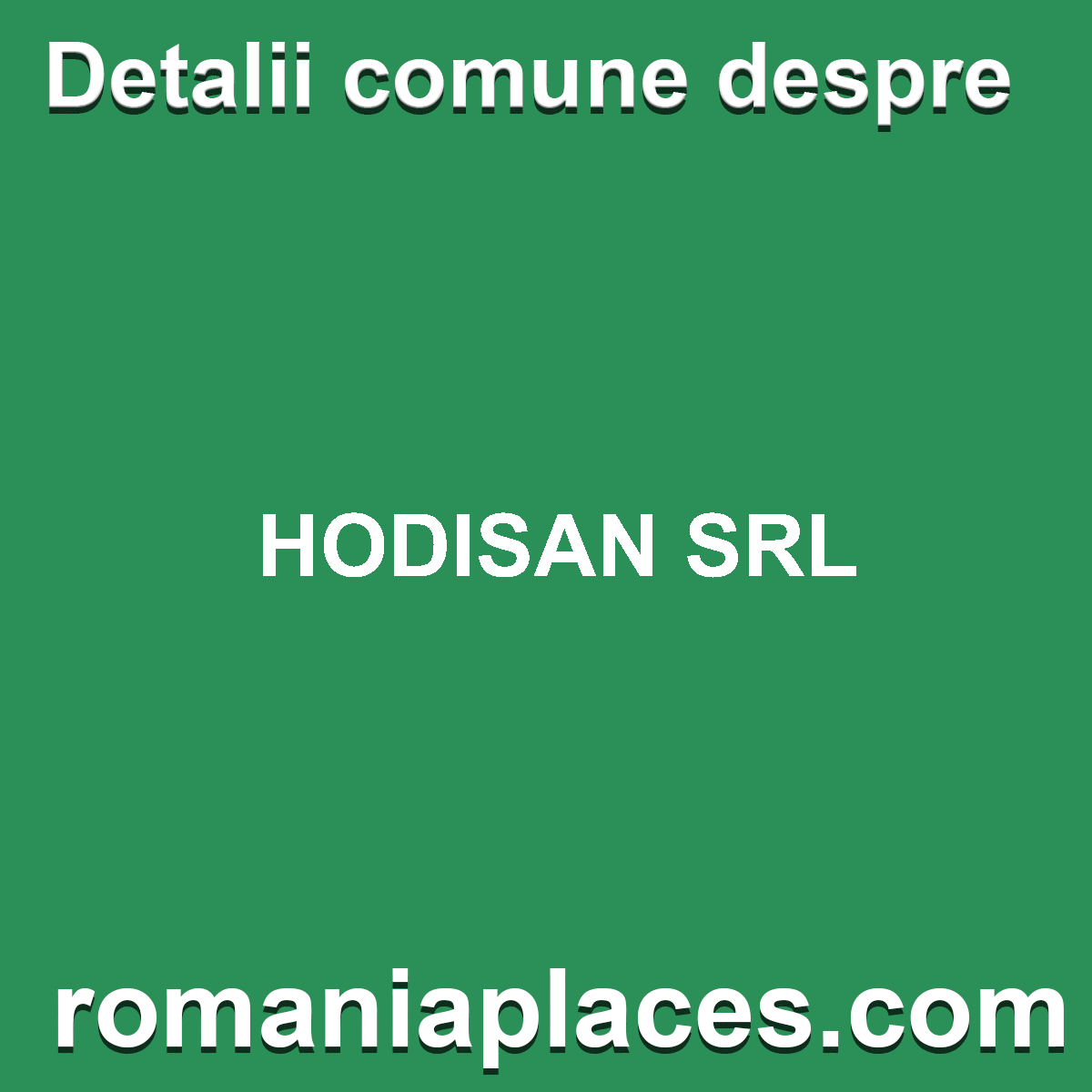 HODISAN SRL