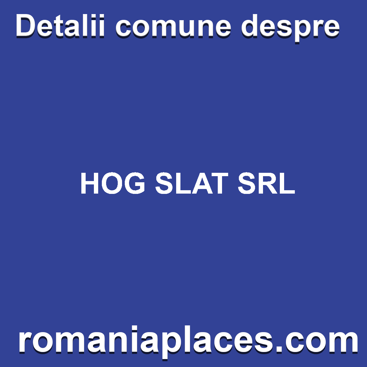 HOG SLAT SRL