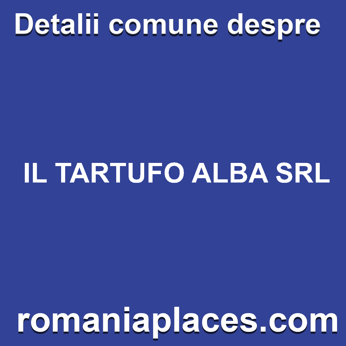 IL TARTUFO ALBA SRL