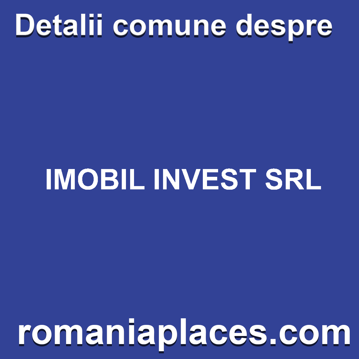 IMOBIL INVEST SRL