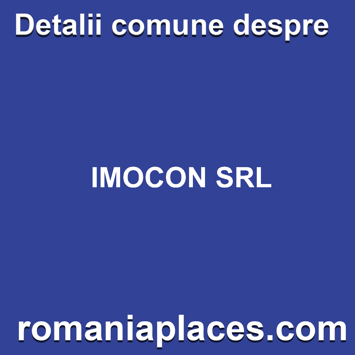 IMOCON SRL