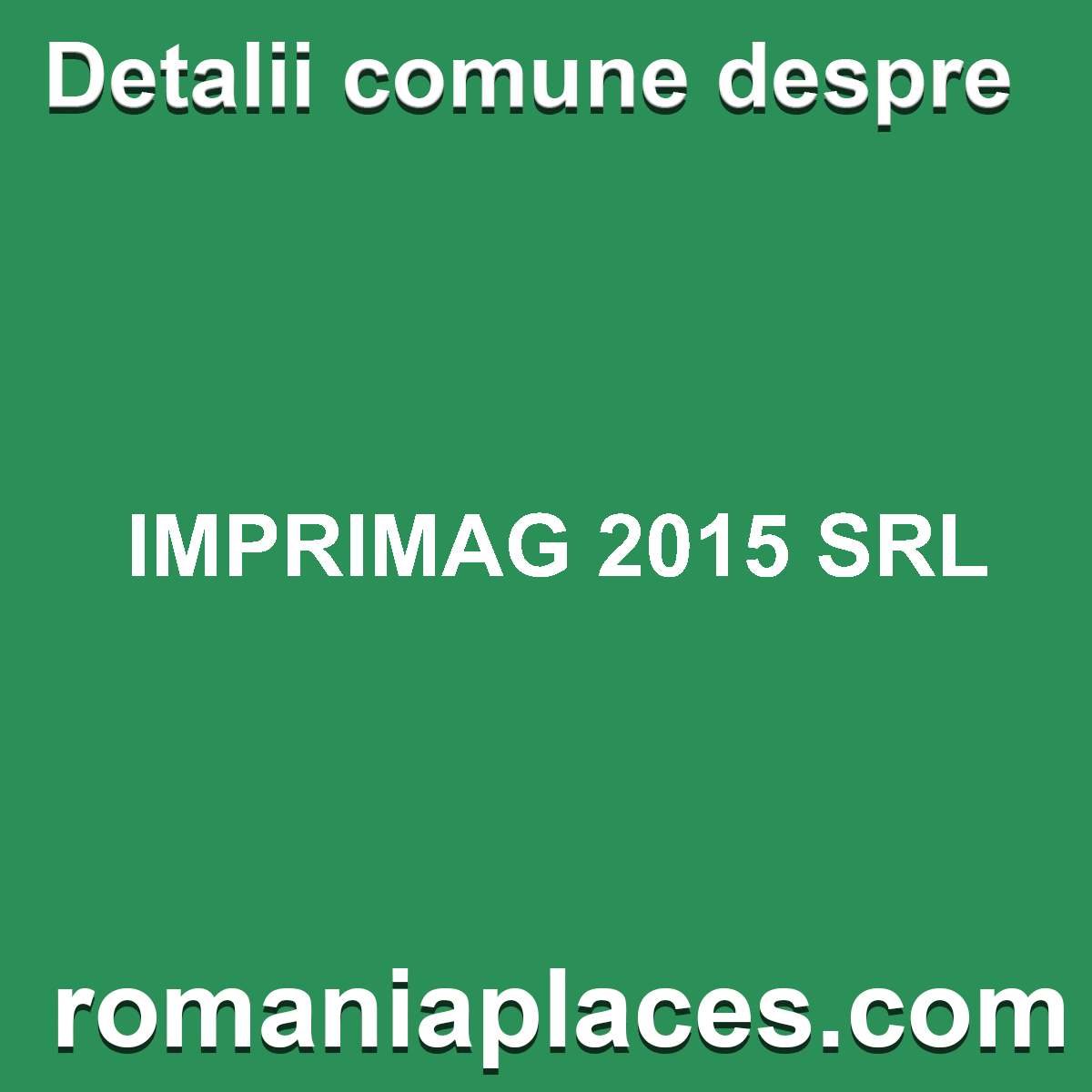IMPRIMAG 2015 SRL