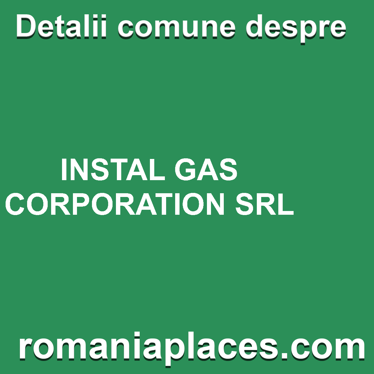 INSTAL GAS CORPORATION SRL
