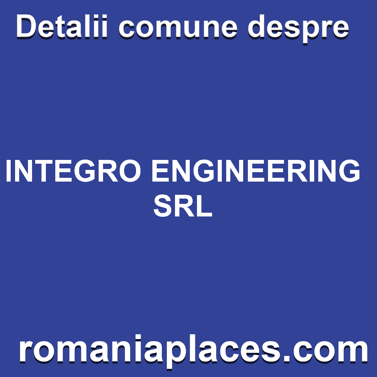 INTEGRO ENGINEERING SRL