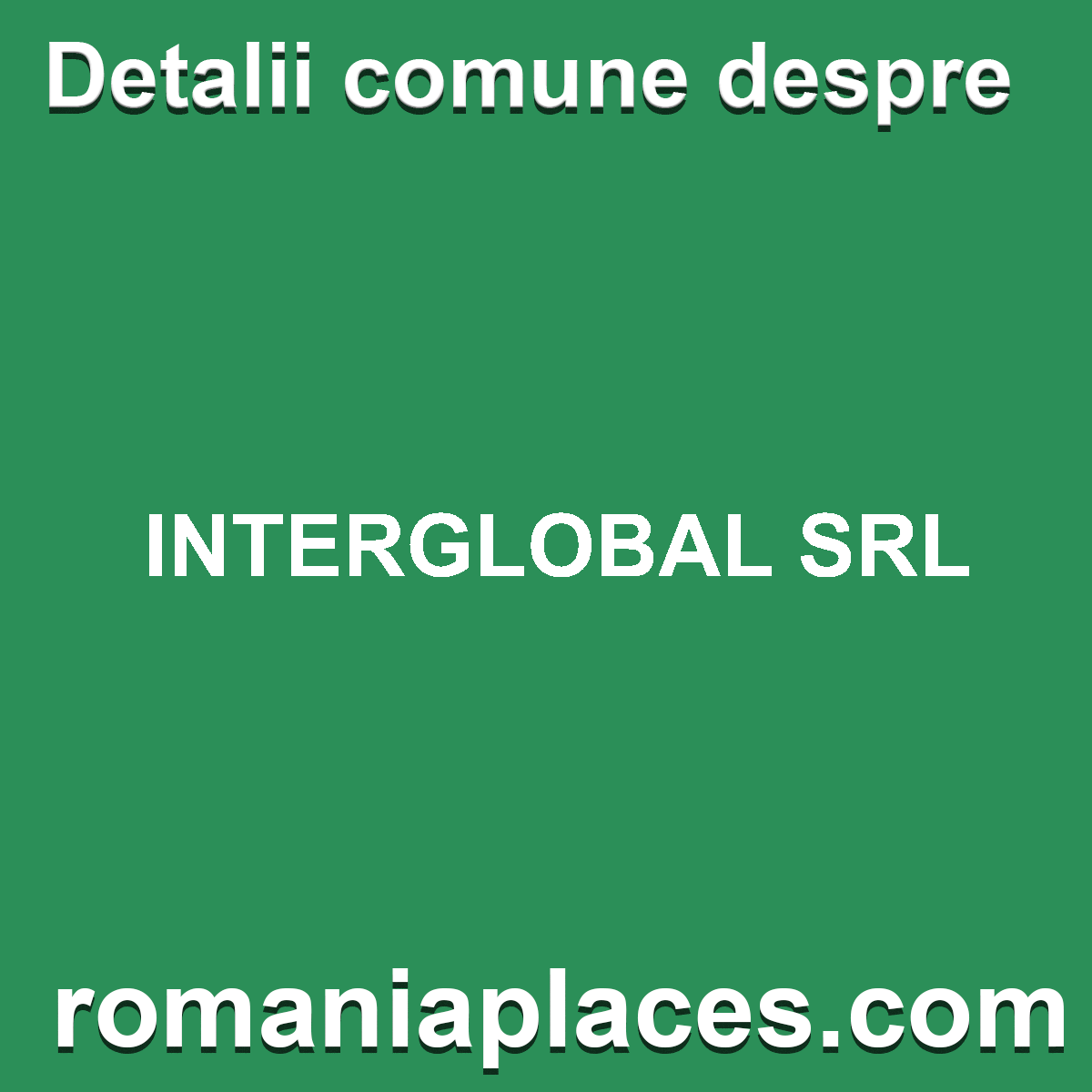 INTERGLOBAL SRL