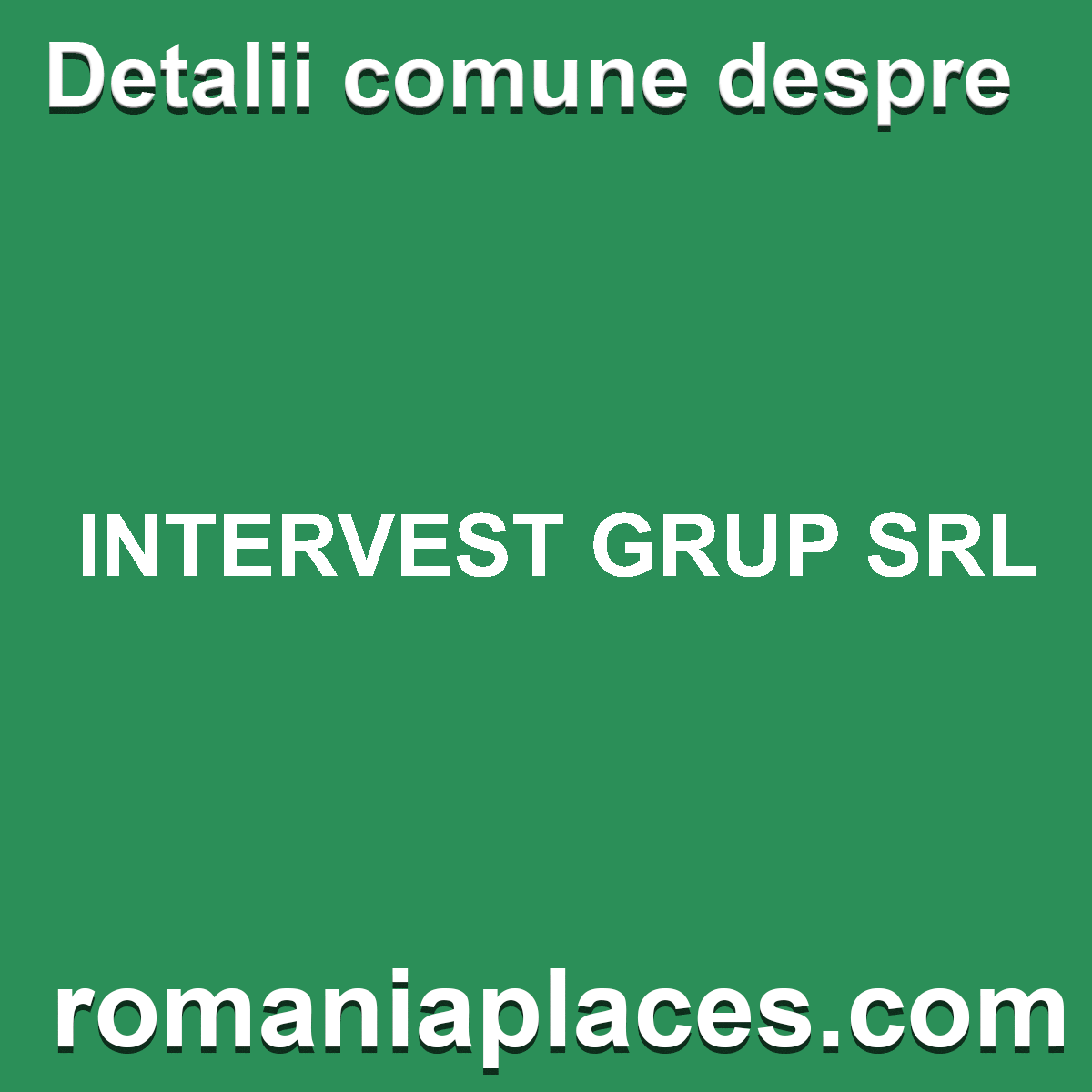 INTERVEST GRUP SRL