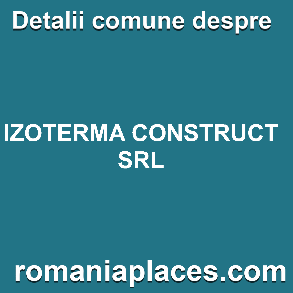 IZOTERMA CONSTRUCT SRL