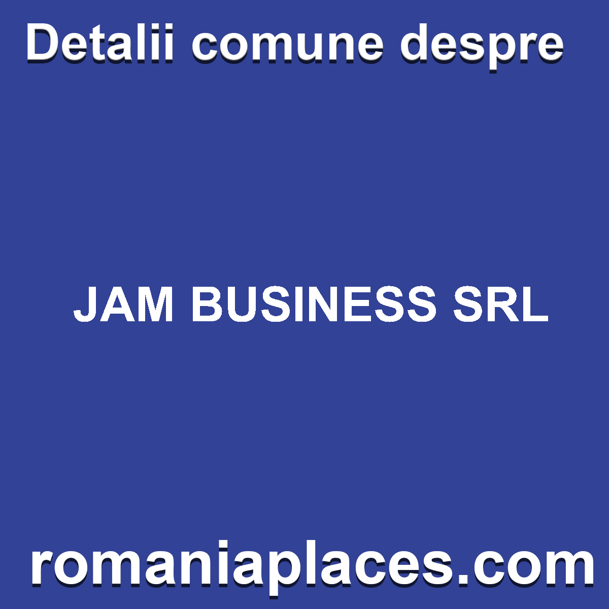 JAM BUSINESS SRL