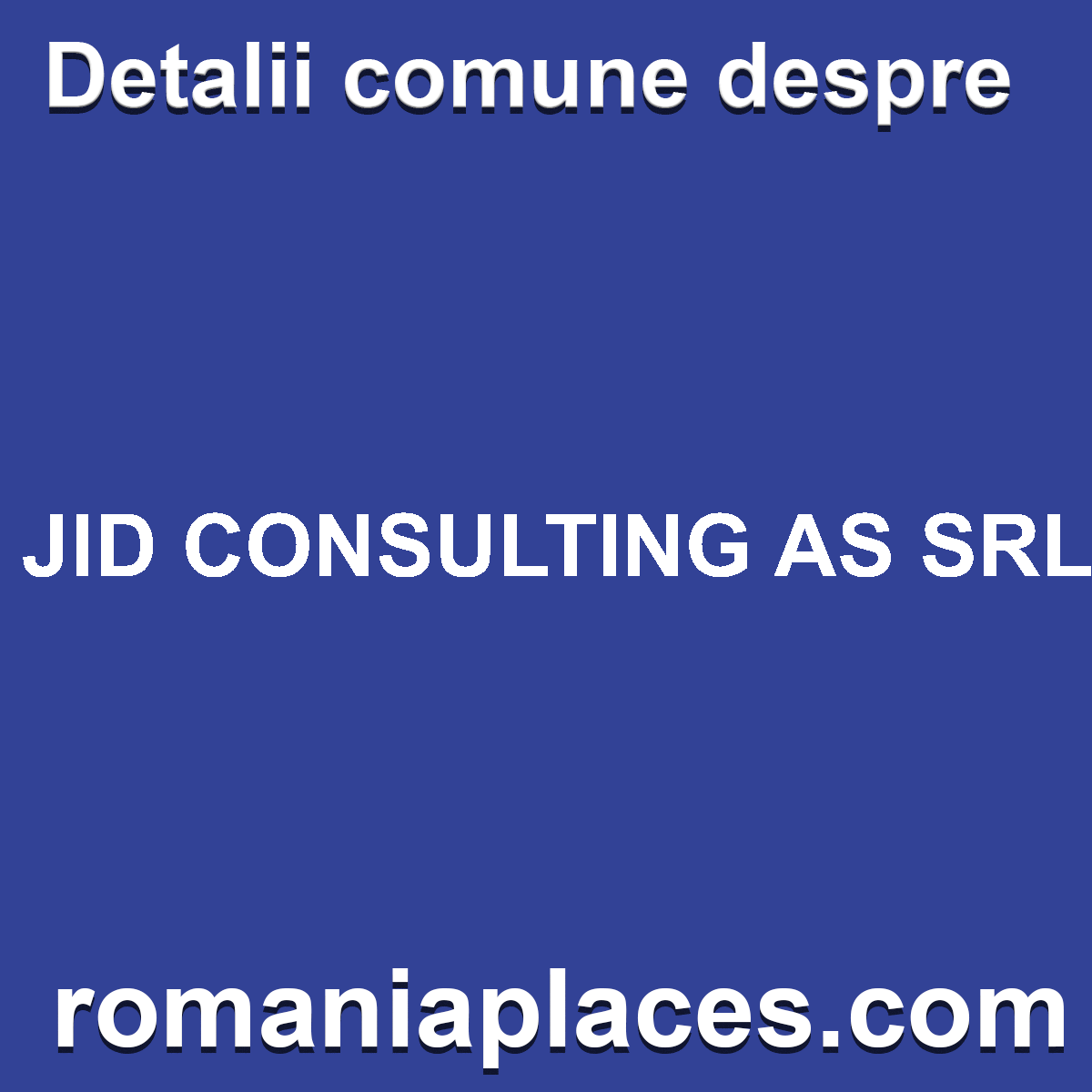 JID CONSULTING AS SRL