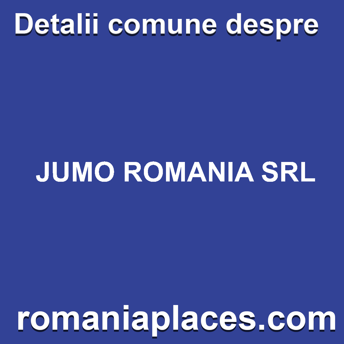 JUMO ROMANIA SRL