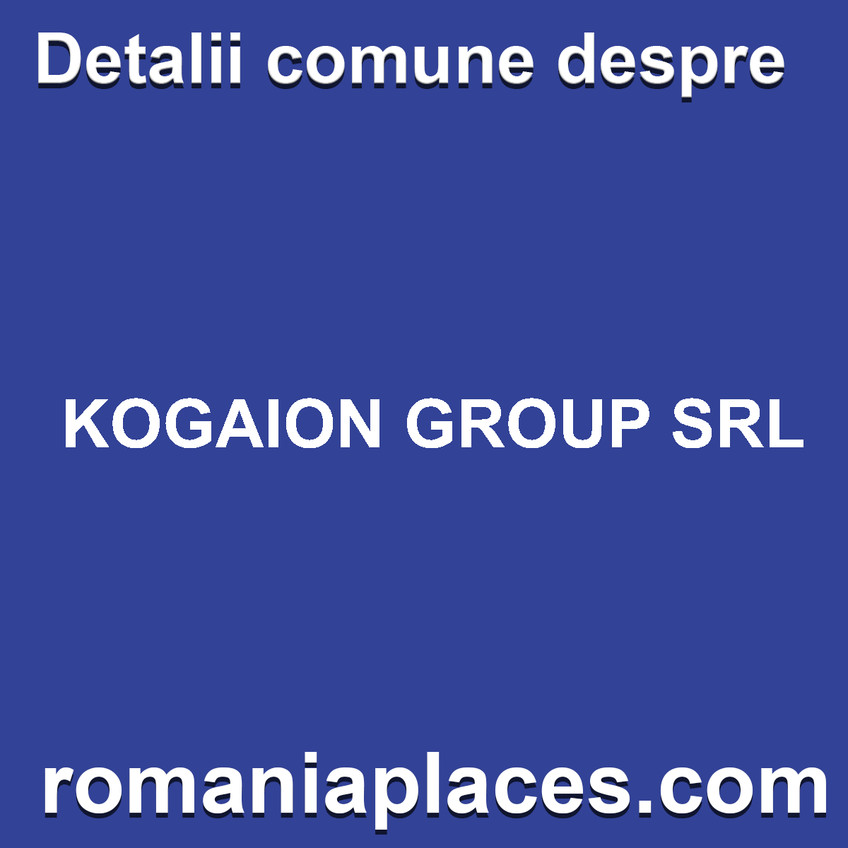 KOGAION GROUP SRL