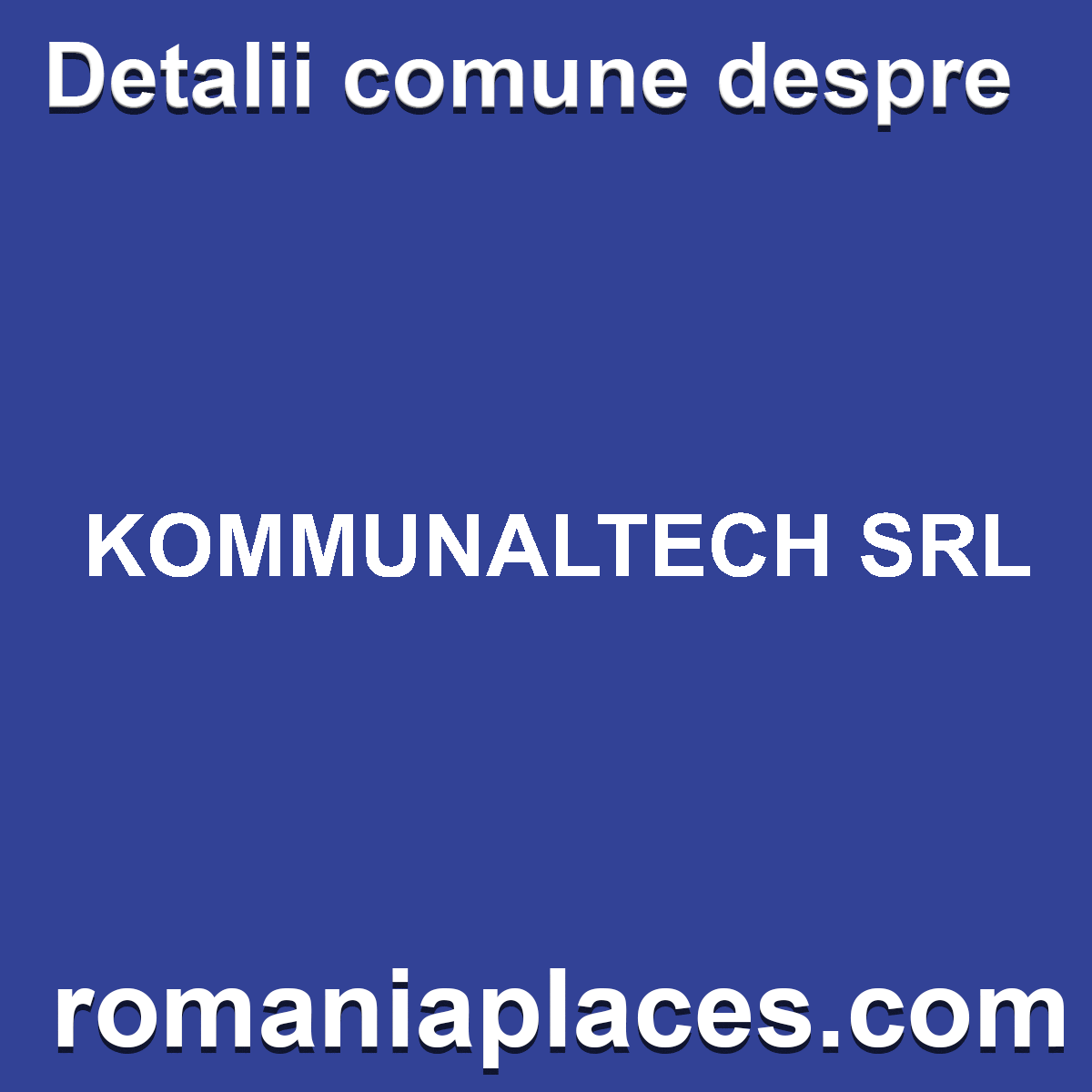 KOMMUNALTECH SRL