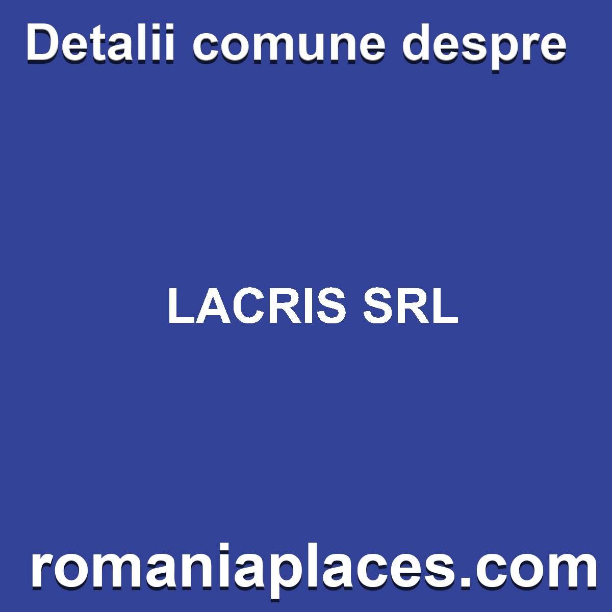LACRIS SRL