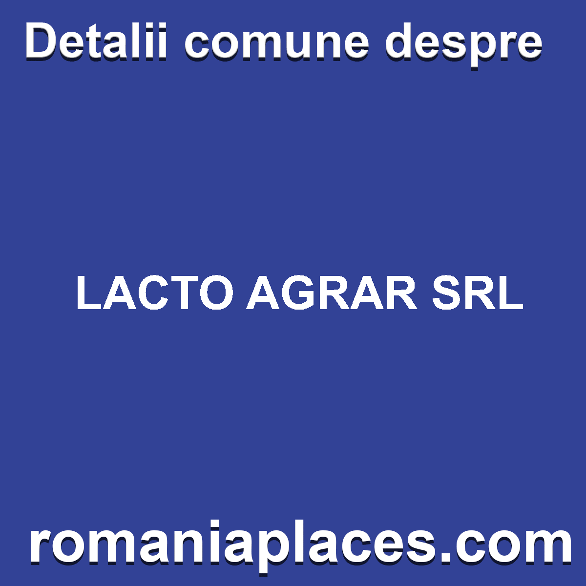 LACTO AGRAR SRL