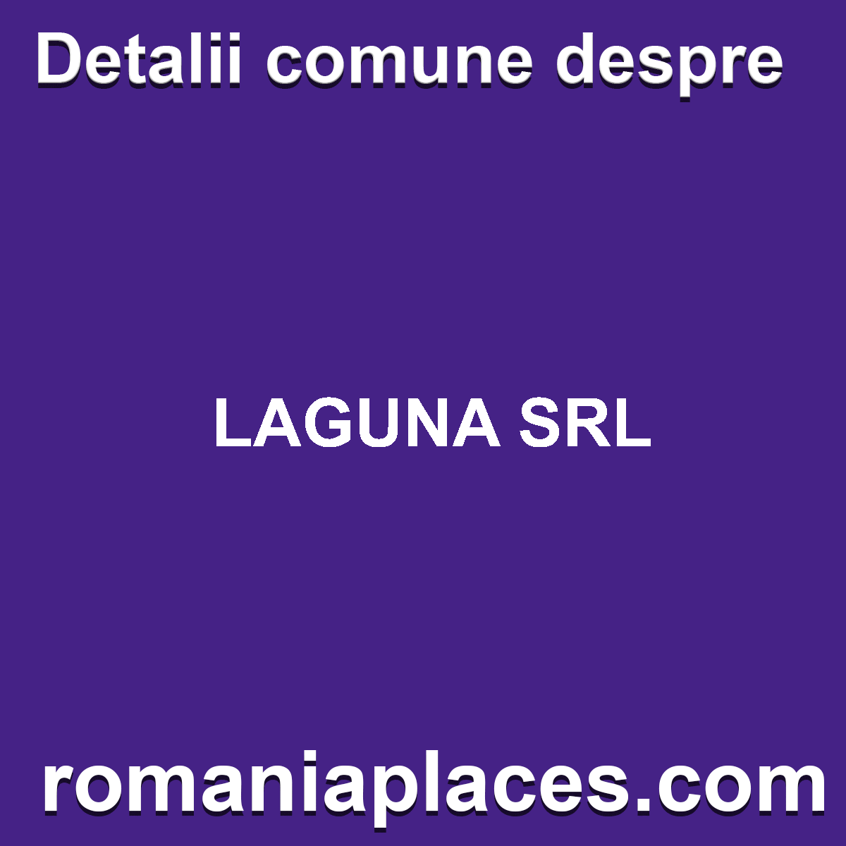 LAGUNA SRL
