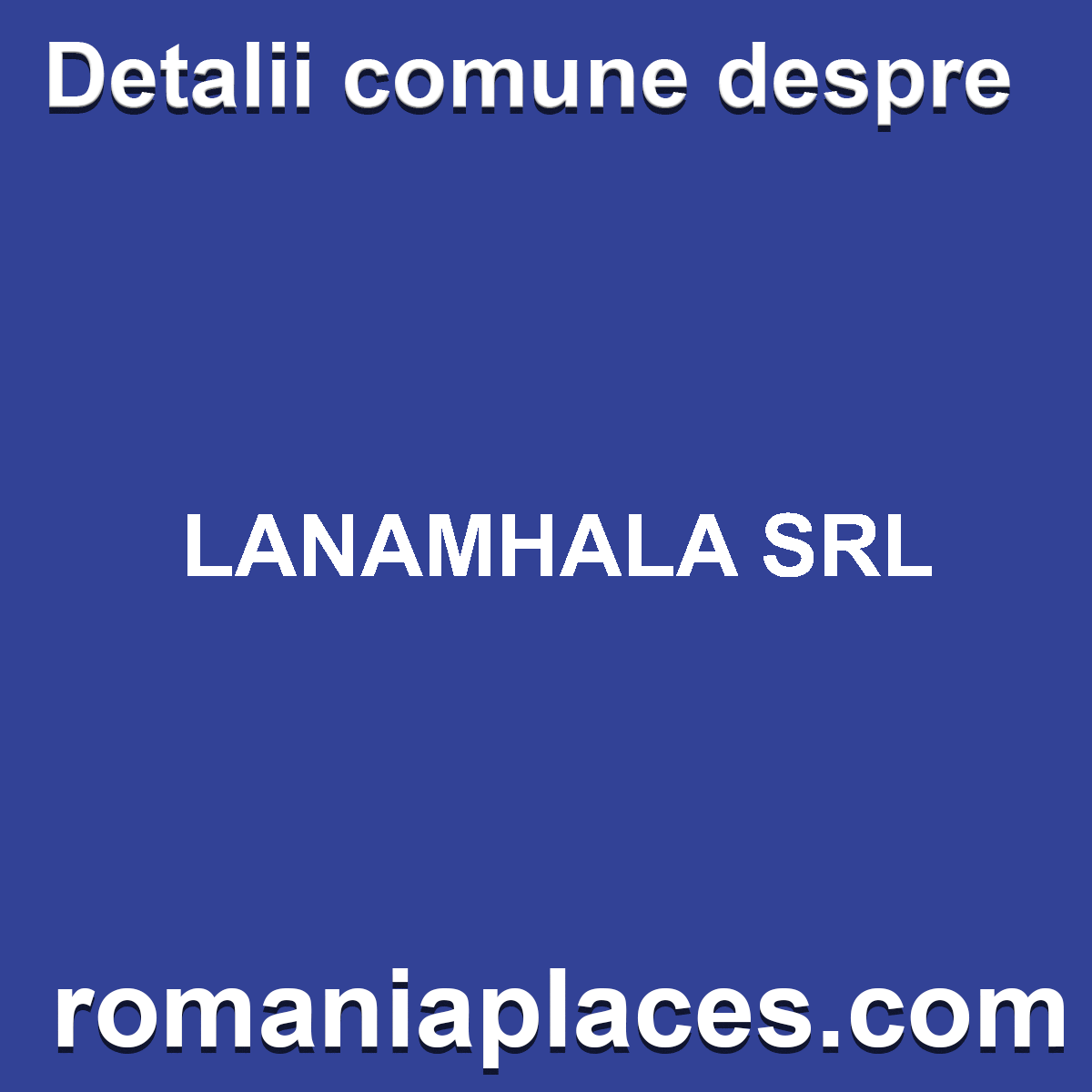 LANAMHALA SRL