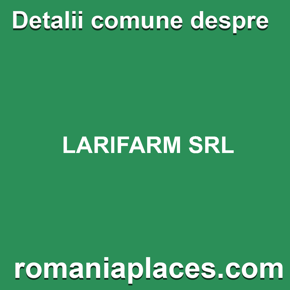 LARIFARM SRL