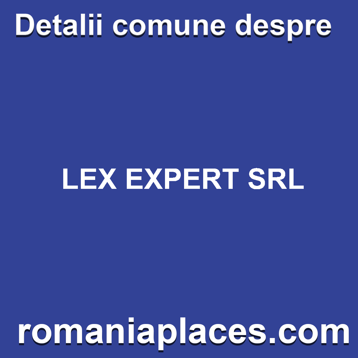 LEX EXPERT SRL
