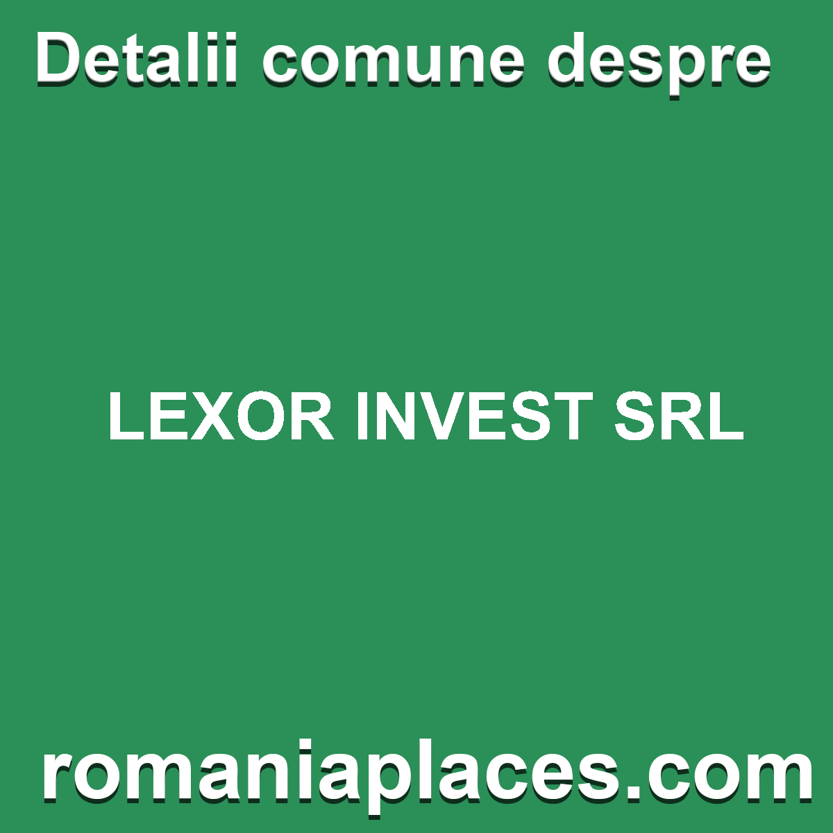 LEXOR INVEST SRL