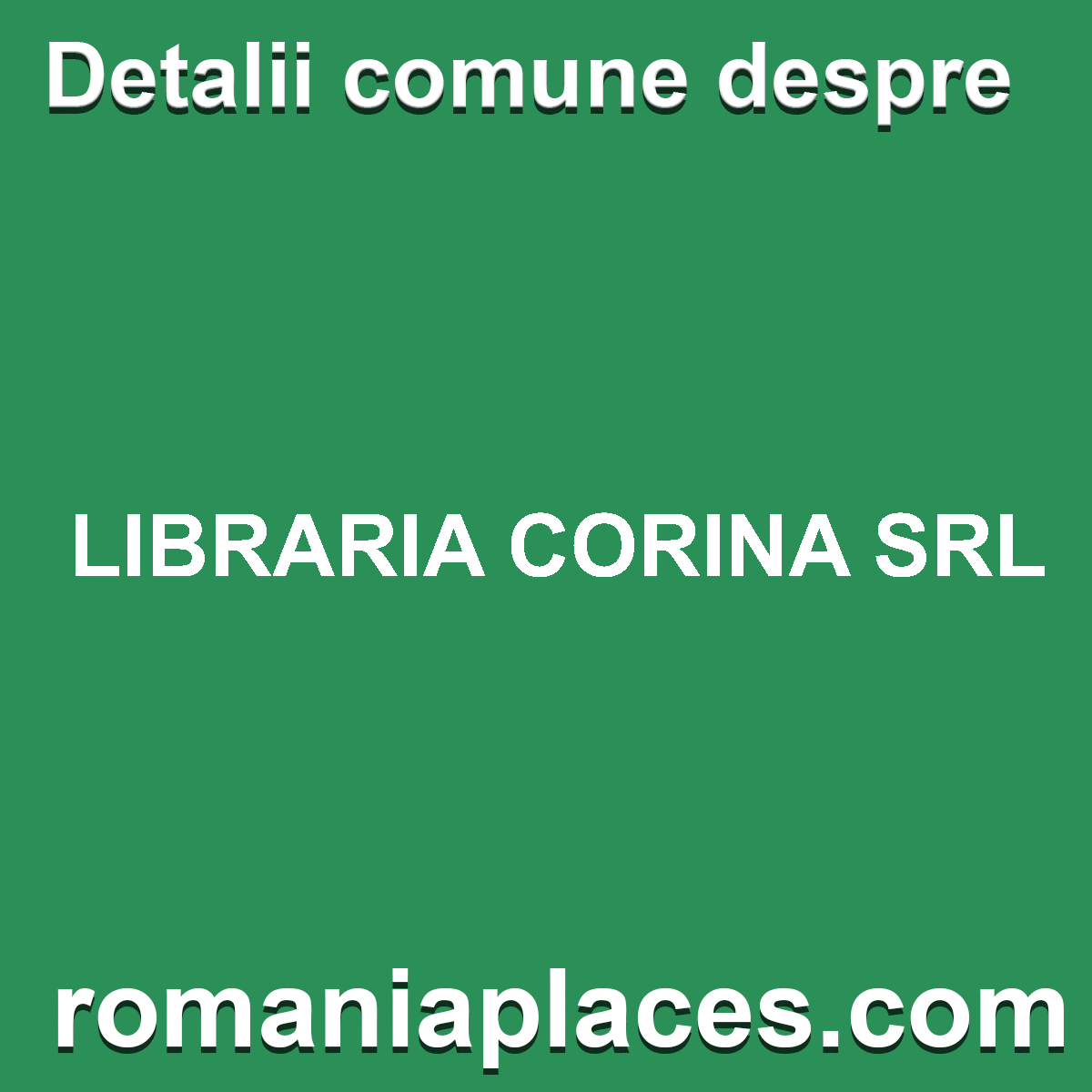 LIBRARIA CORINA SRL