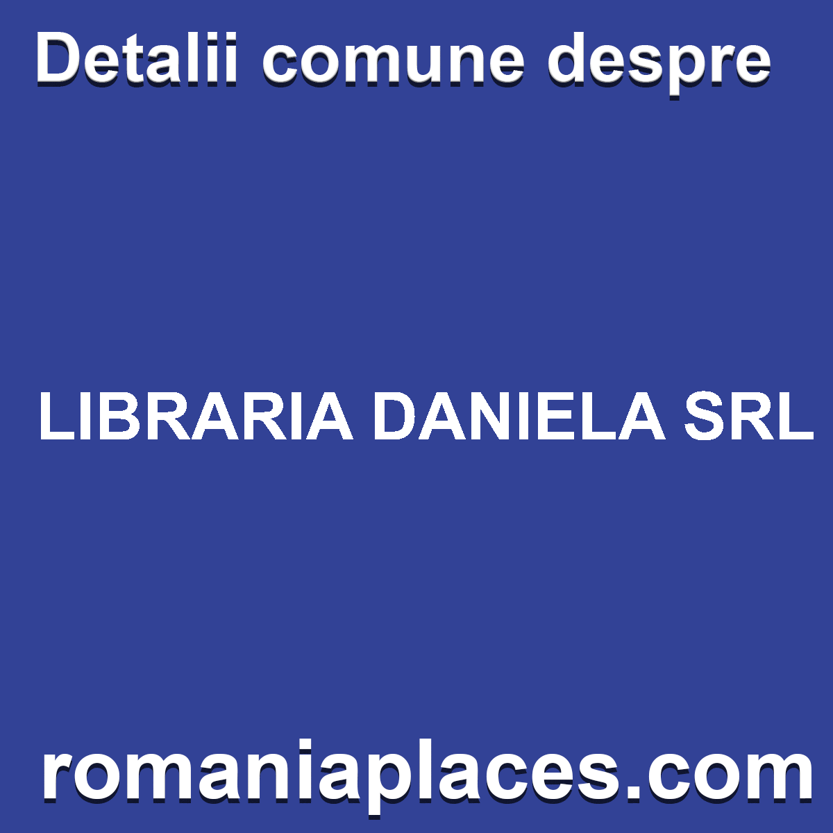 LIBRARIA DANIELA SRL