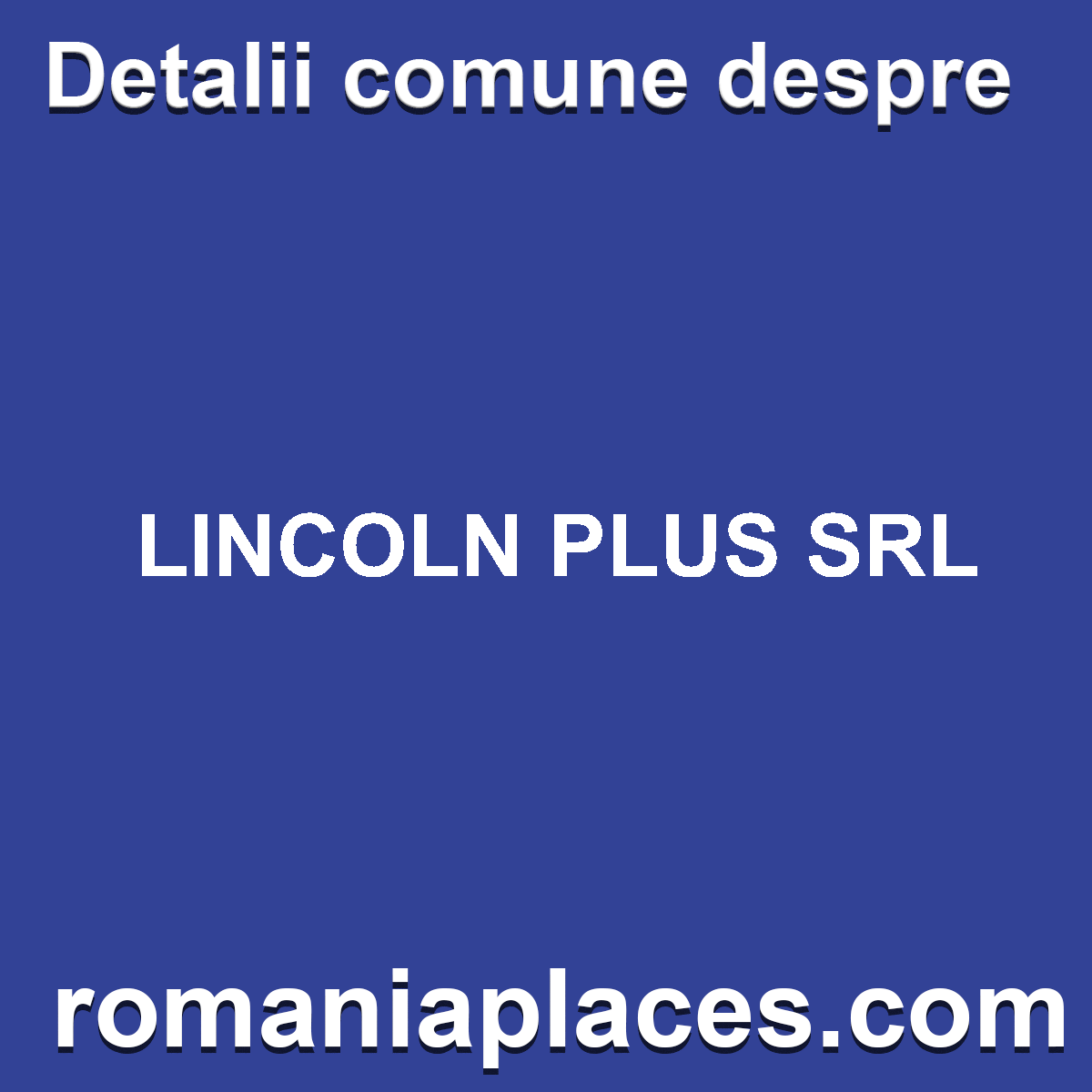 LINCOLN PLUS SRL