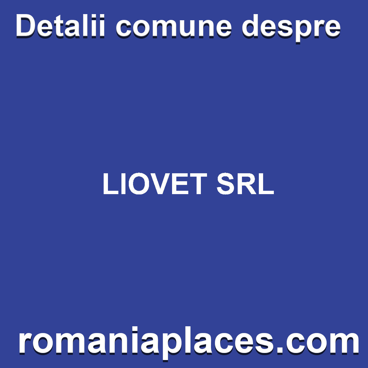 LIOVET SRL