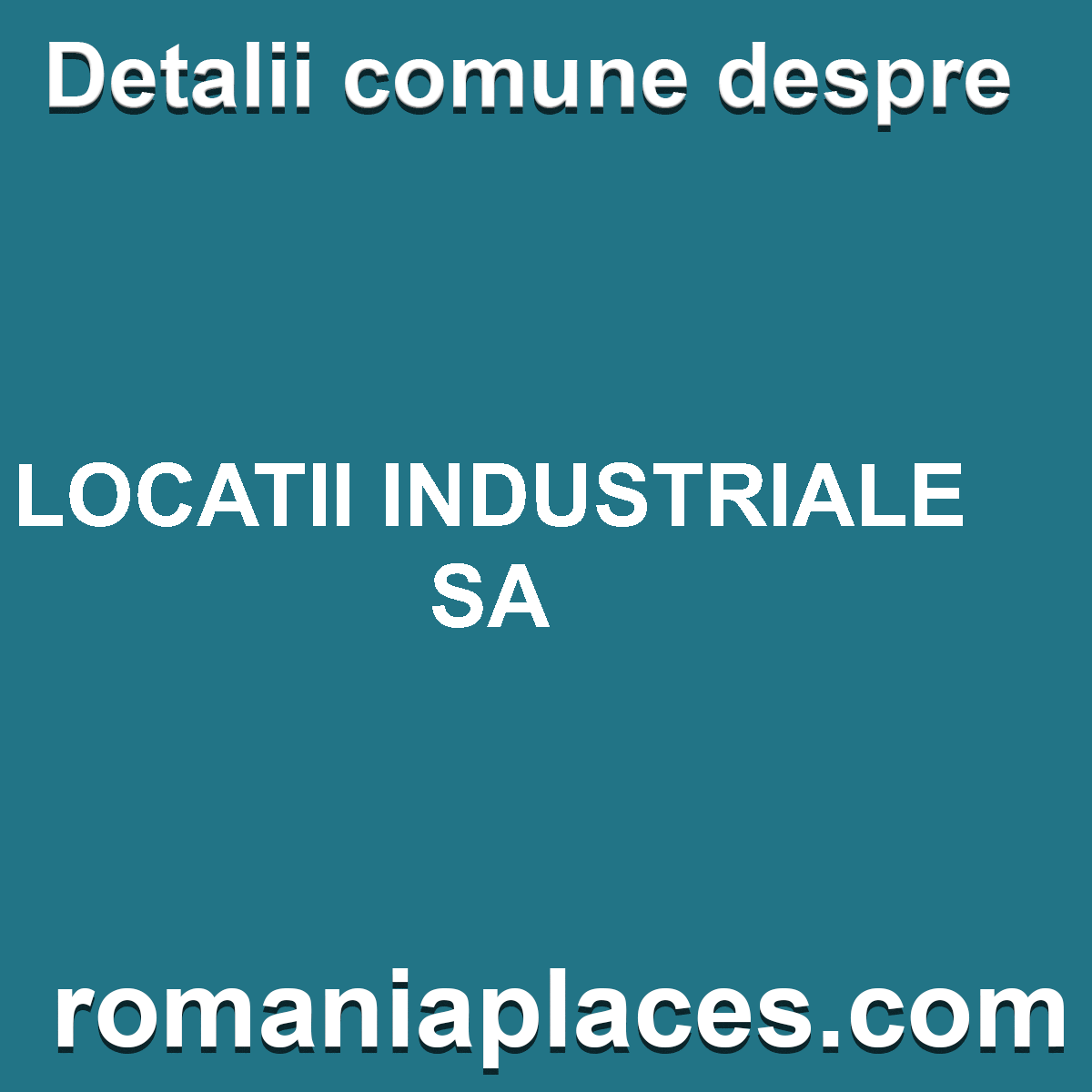 LOCATII INDUSTRIALE SA