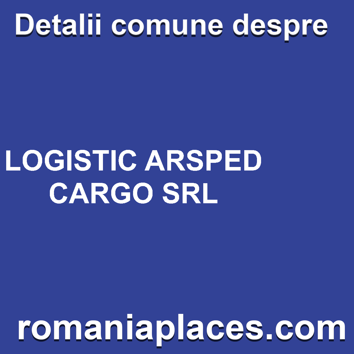 LOGISTIC ARSPED CARGO SRL