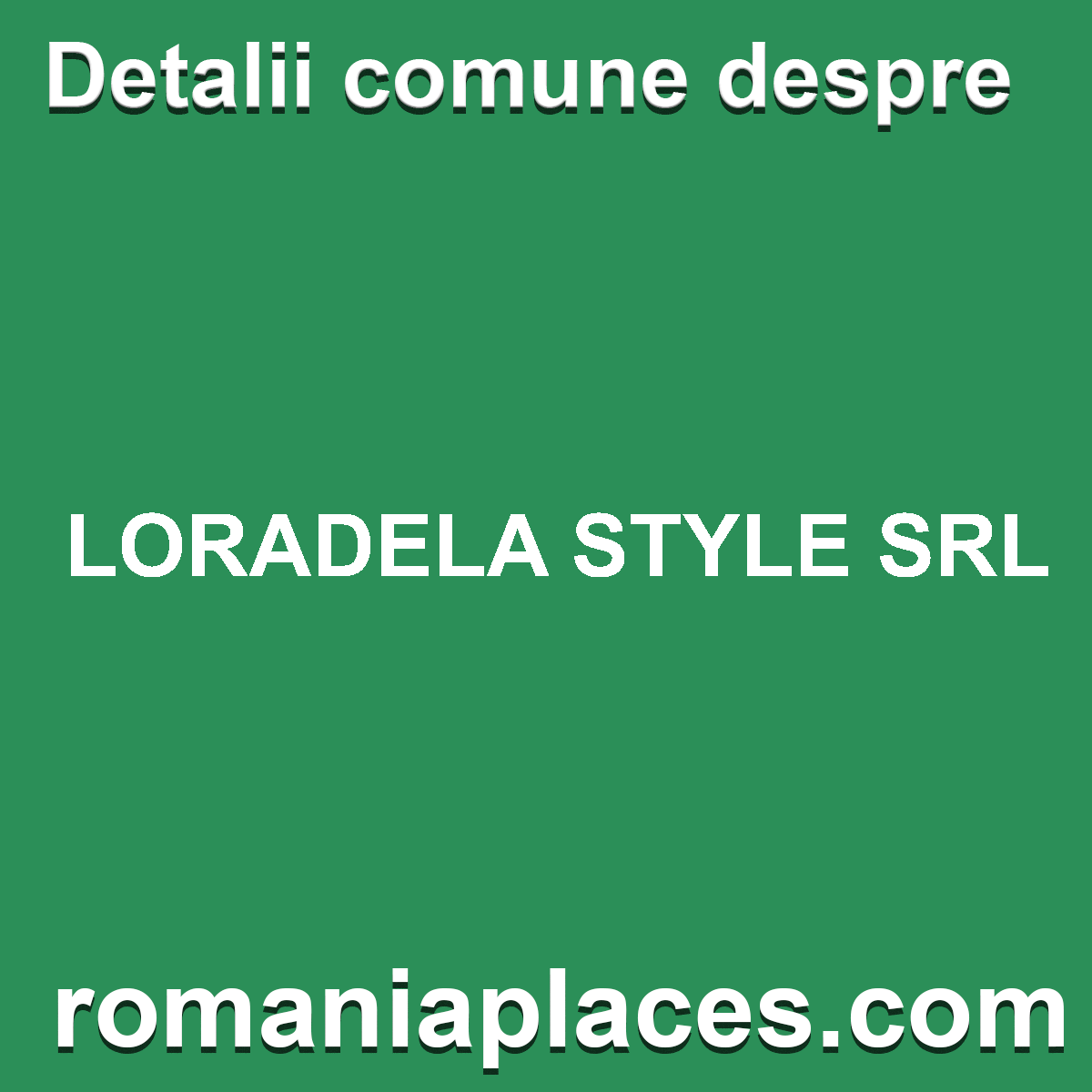LORADELA STYLE SRL