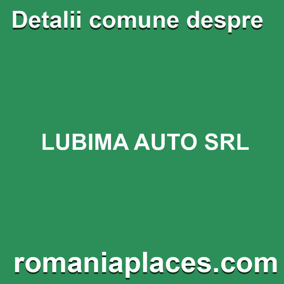 LUBIMA AUTO SRL