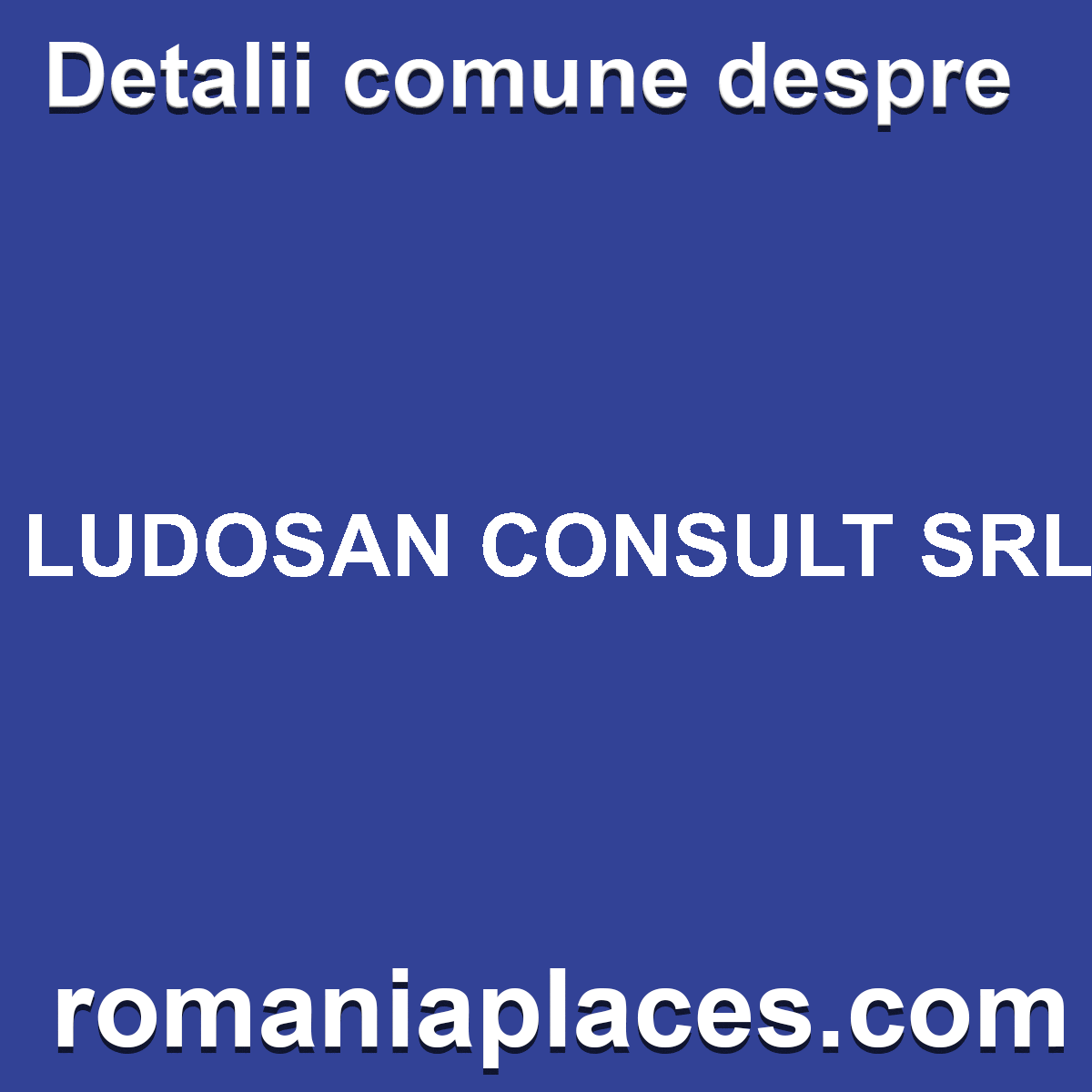 LUDOSAN CONSULT SRL