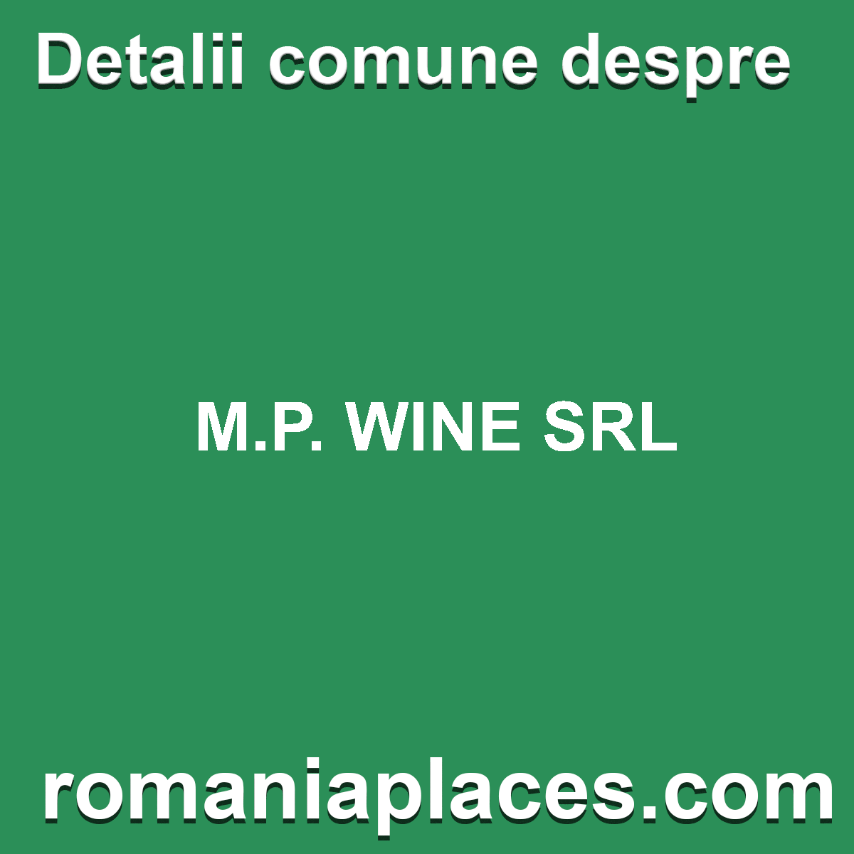 M.P. WINE SRL