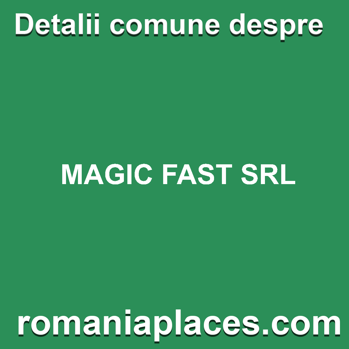 MAGIC FAST SRL