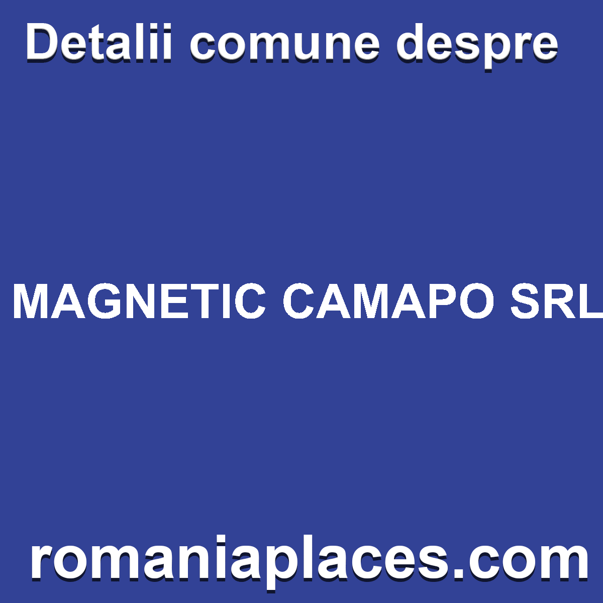 MAGNETIC CAMAPO SRL