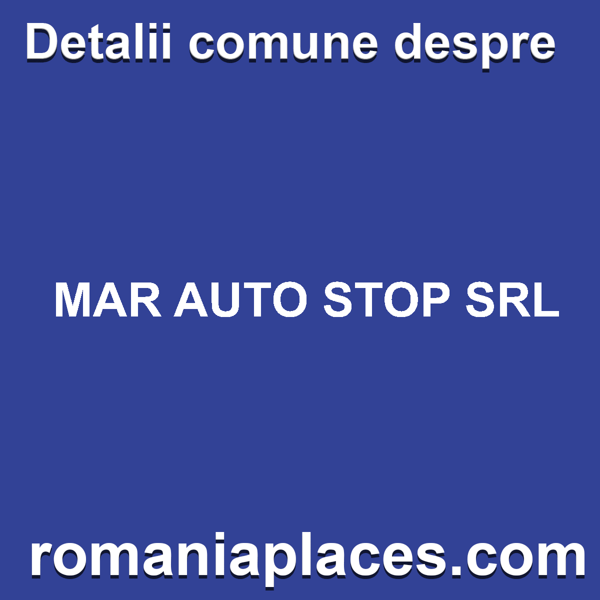 MAR AUTO STOP SRL