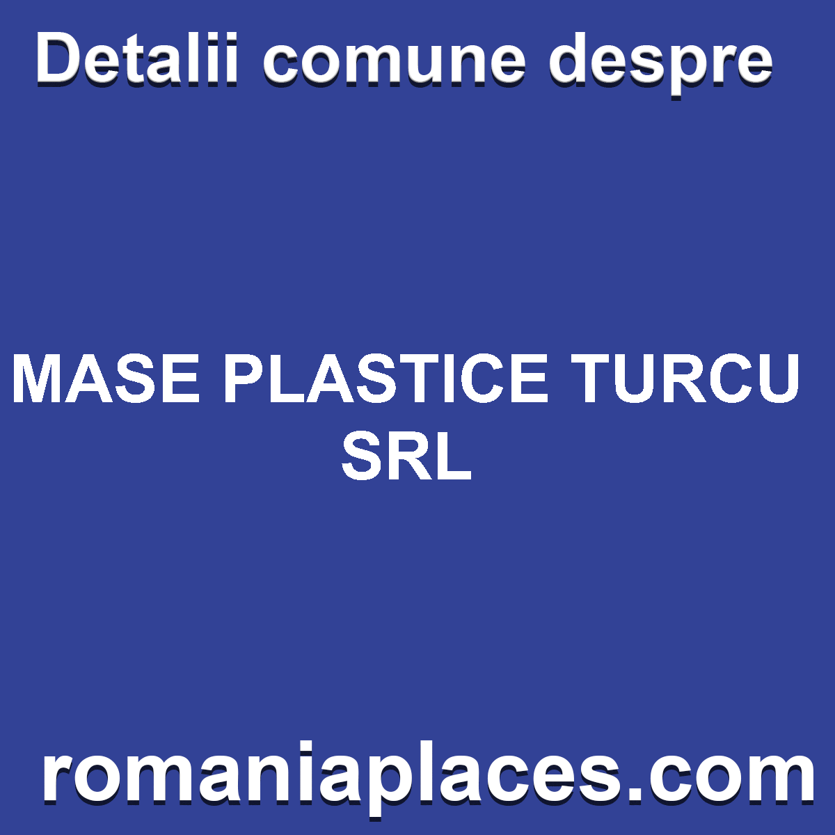 MASE PLASTICE TURCU SRL