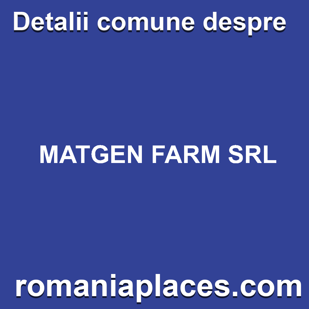 MATGEN FARM SRL