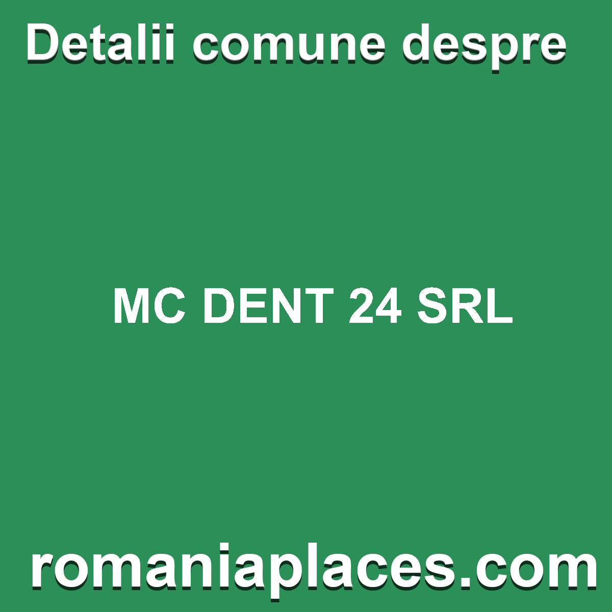 MC DENT 24 SRL